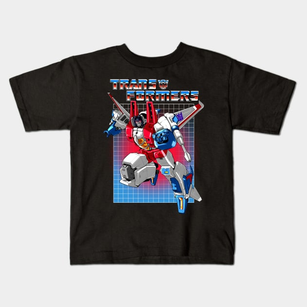 Transformers Soundwave Kids T-Shirt by Cika Ciki